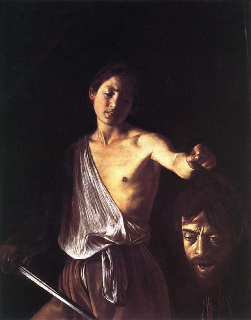 Le caravage, David avec la tête de Goliath, 1609